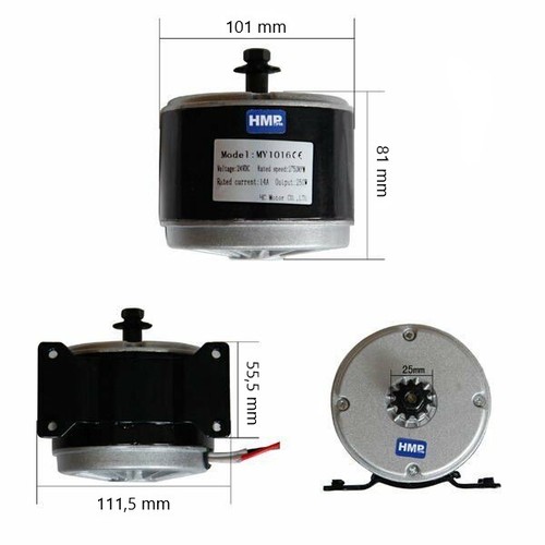 Elektro motor 250 - 24, w